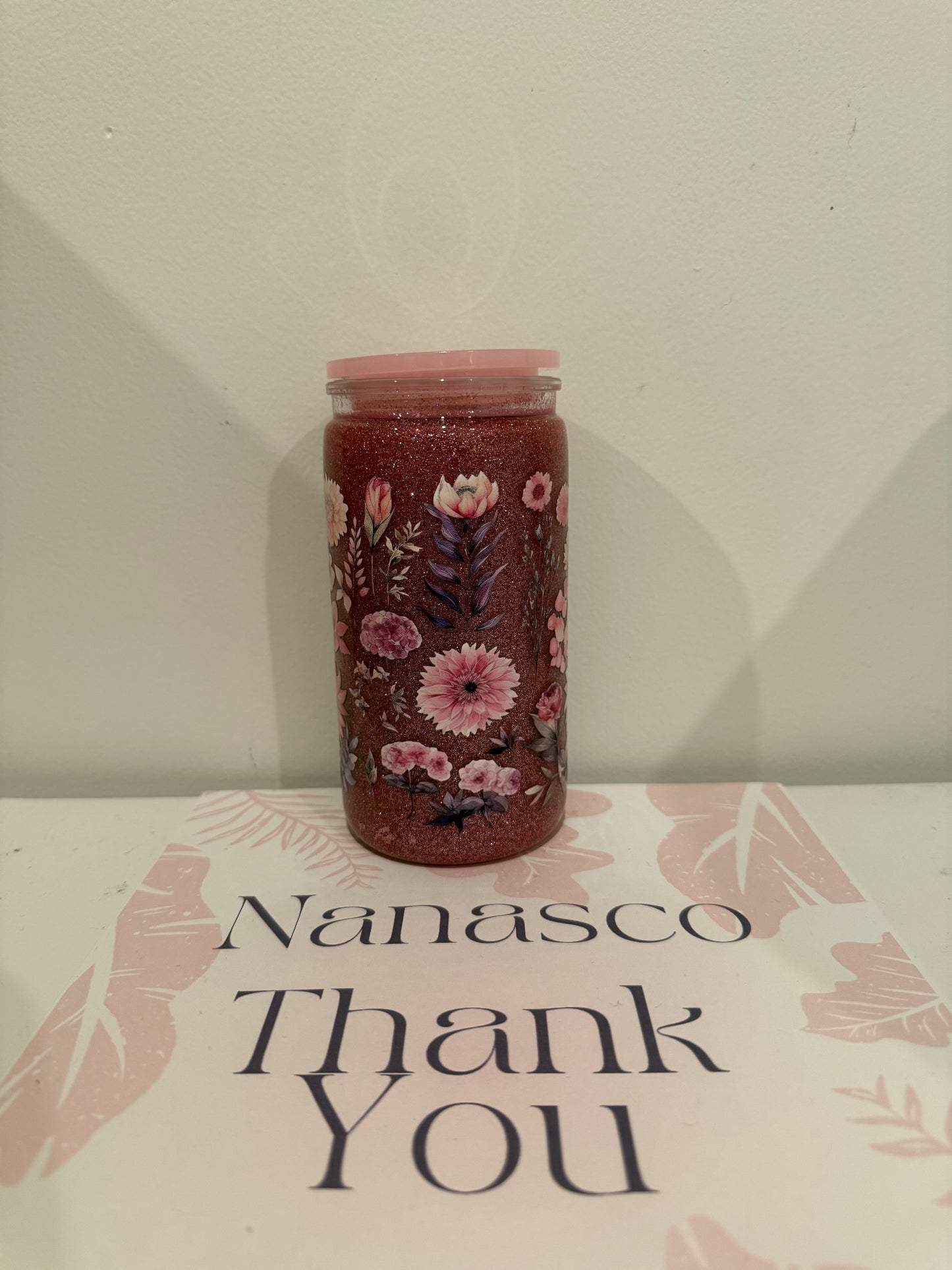 Plastic flowers cup
