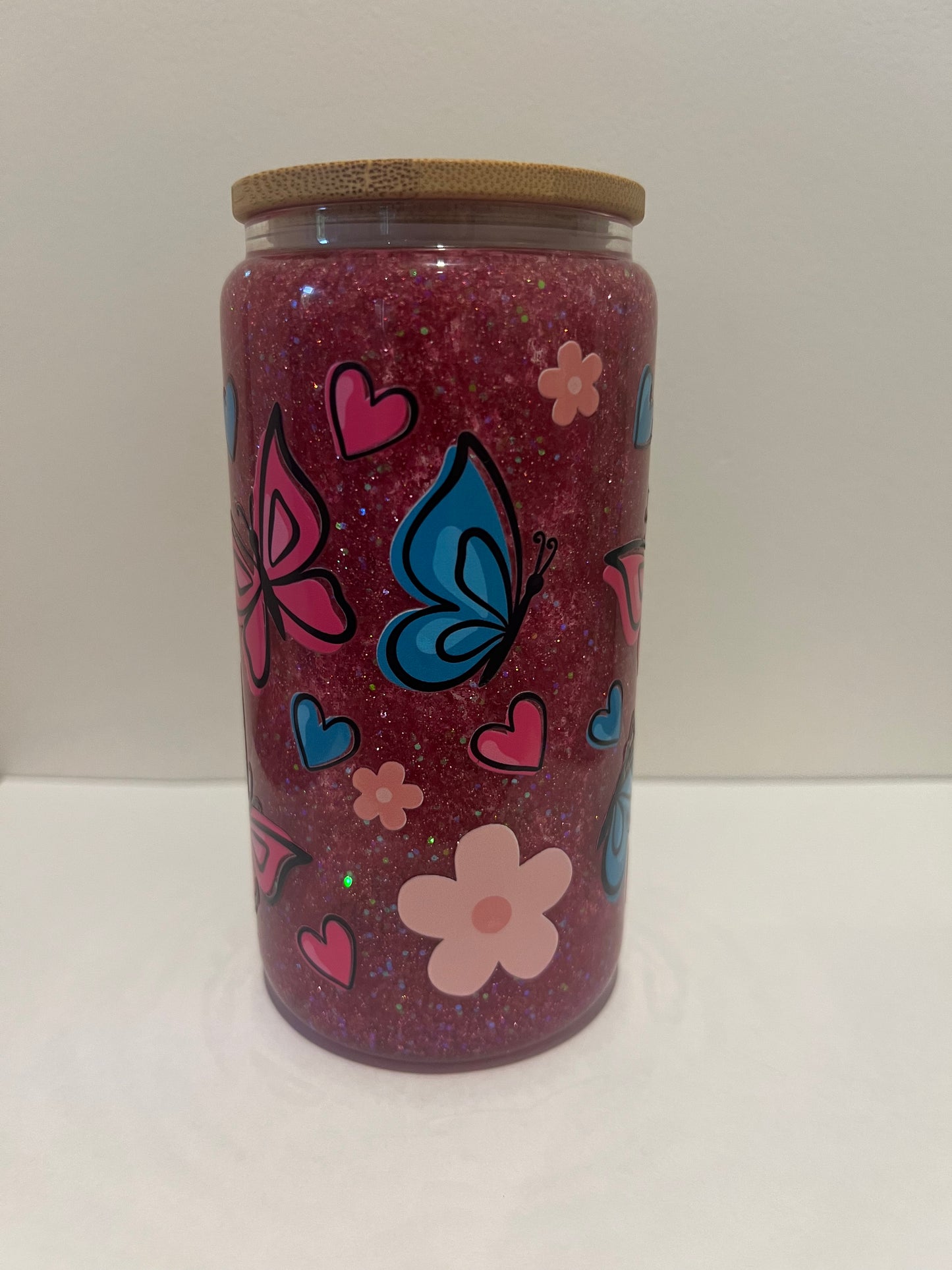 floral snow globe cup!!