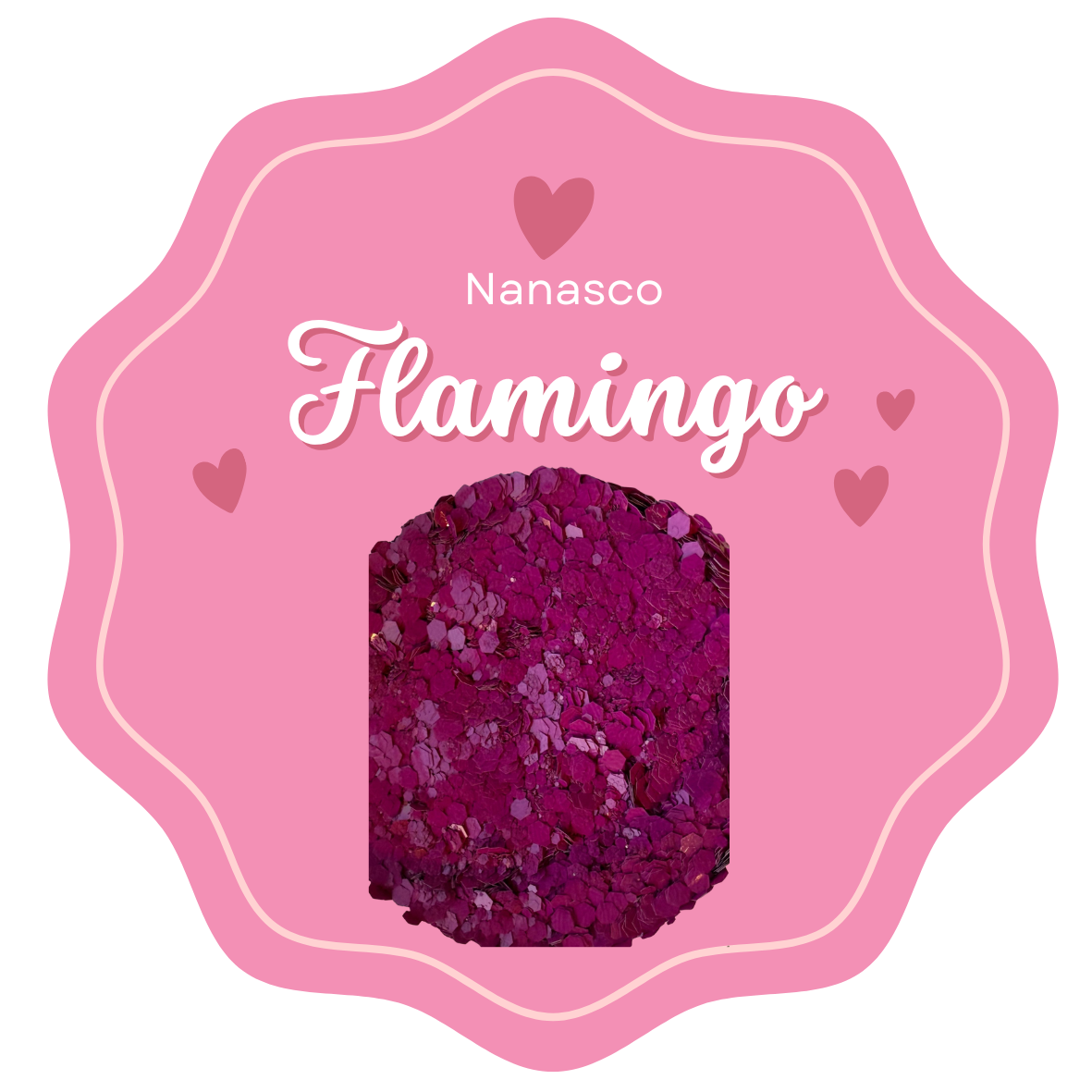 Flamingo glitter