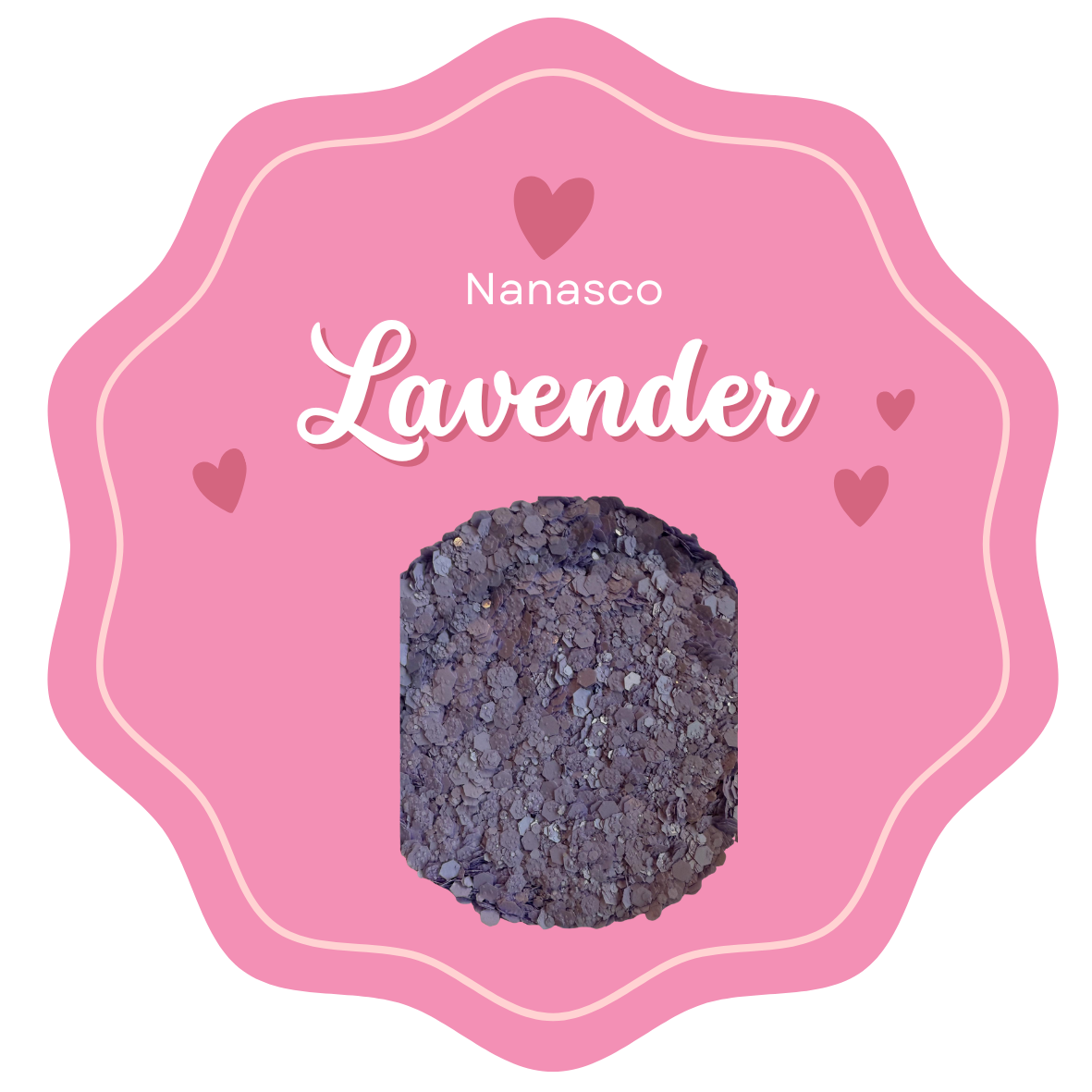 Lavender glitter