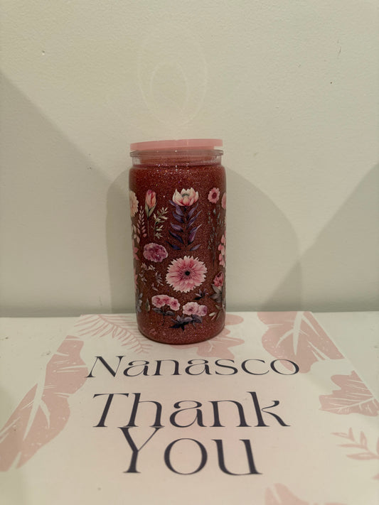 Plastic flowers cup