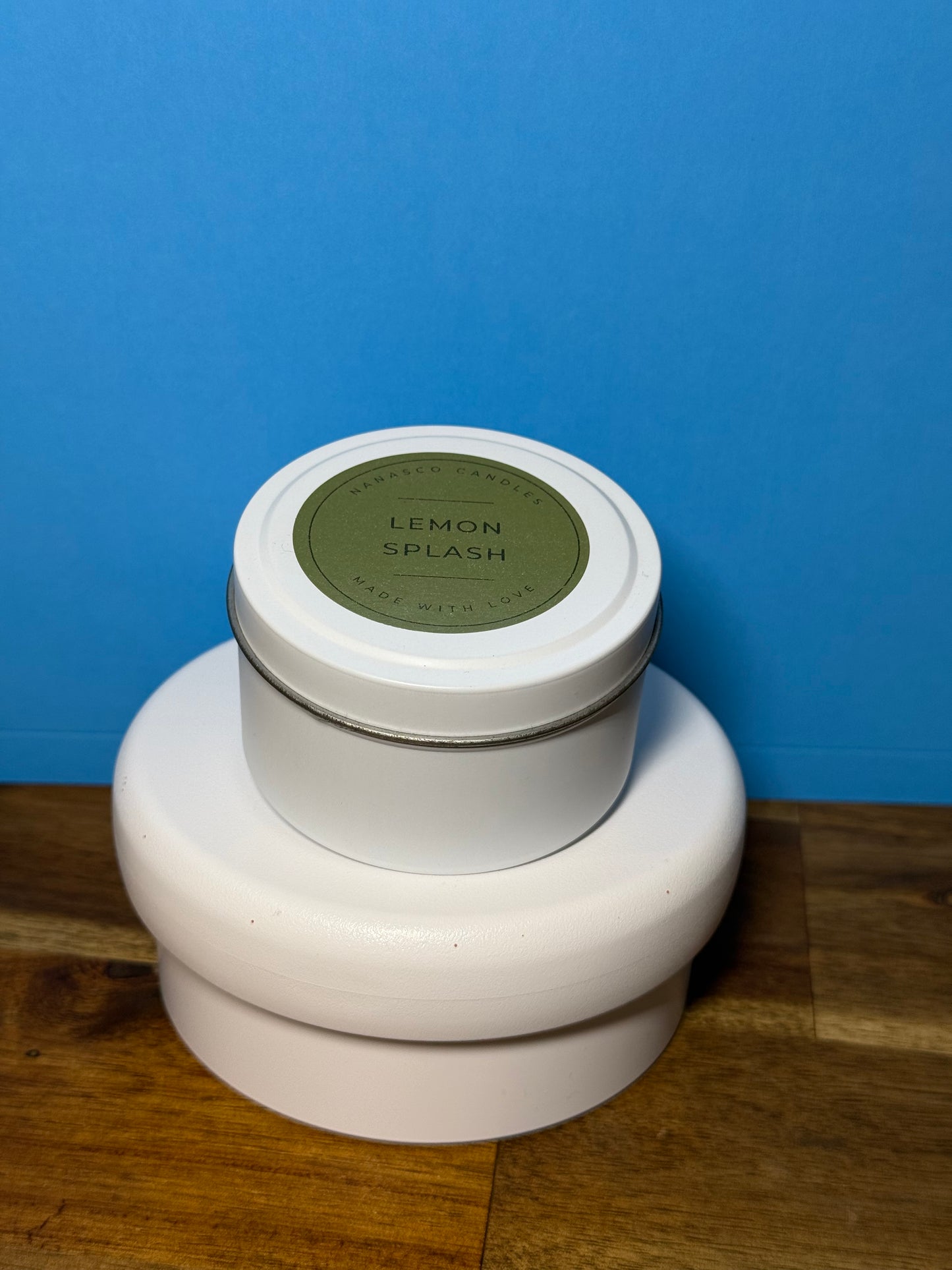 Lemon splash candles