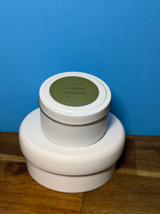 Lemon splash candles