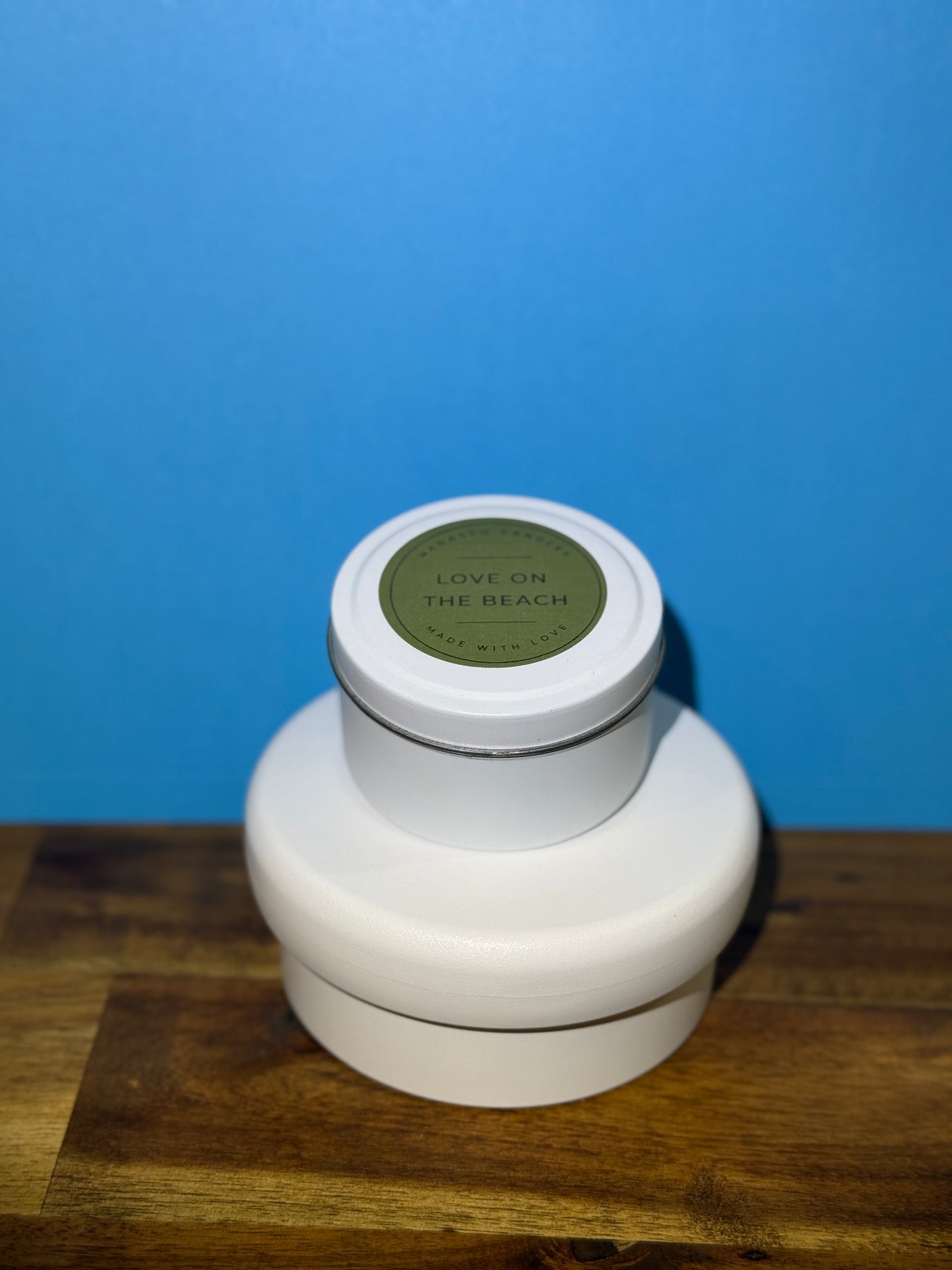 Love on the beach candle