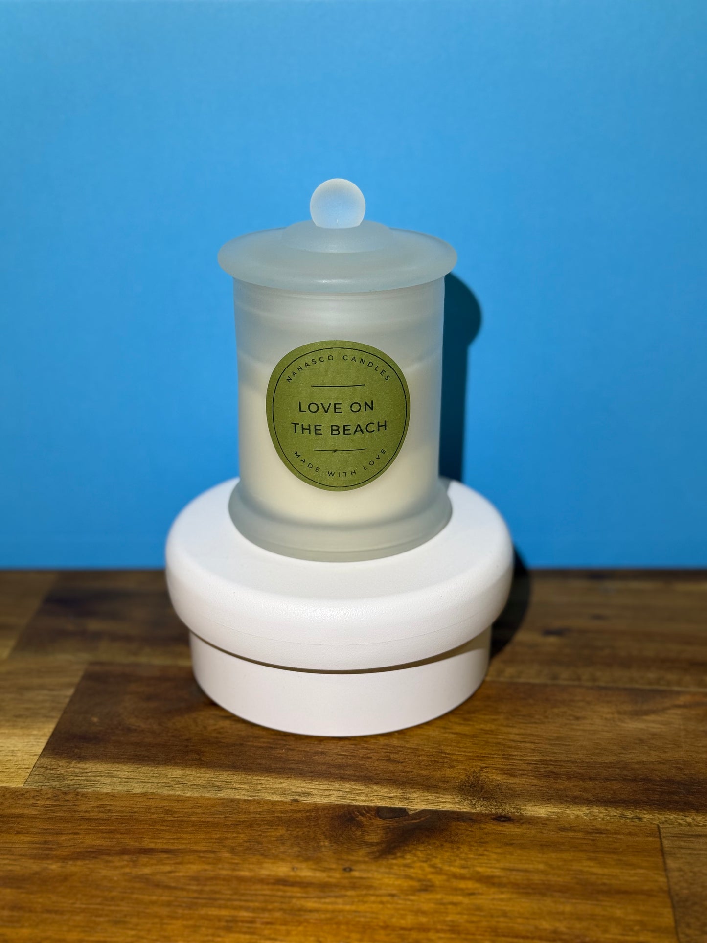 Love on the beach candle